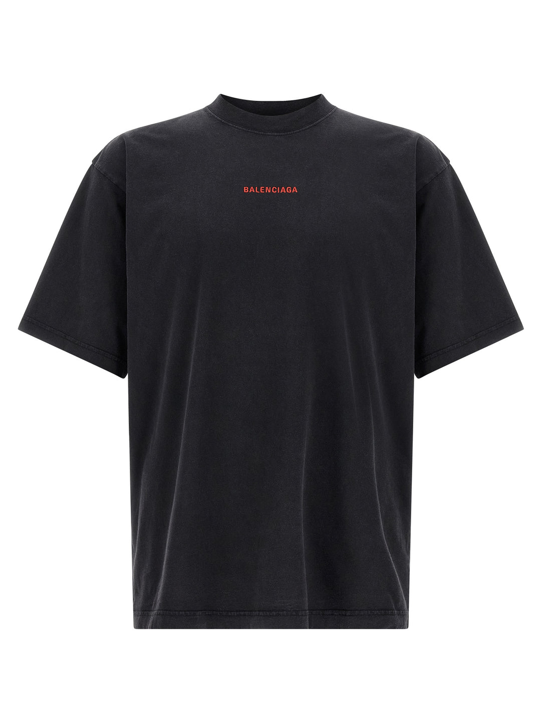 Balenciaga Logo Embroidery T shirt - Nero | f4bf5dc179bab592444384684c475a608296396c
