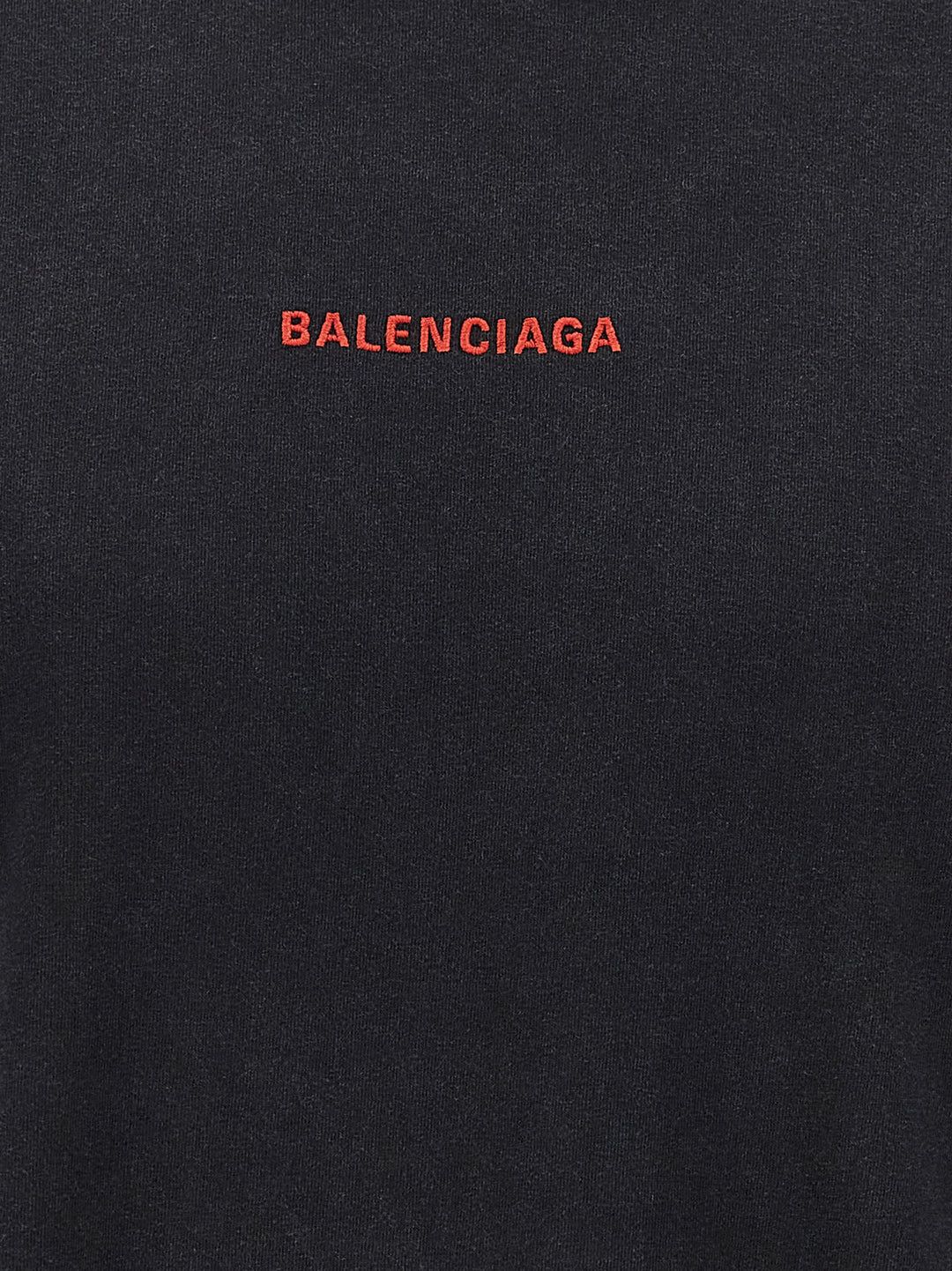 Balenciaga Logo Embroidery T shirt - Nero | 538b073640b55f47e03116451a052a7337f17f01