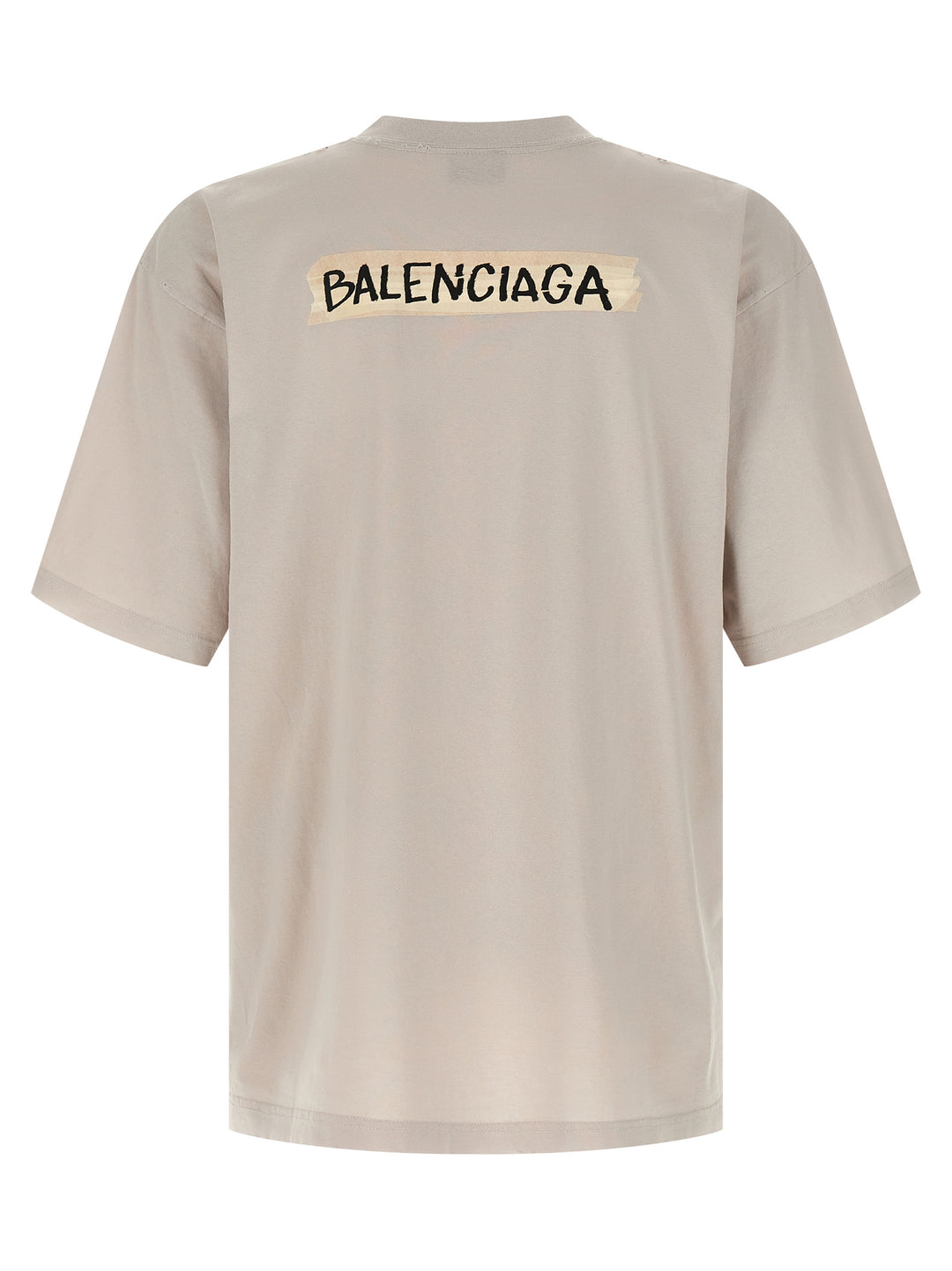 Balenciaga Masking Tape T shirt - Grigio | 612c89329191087f70213537524e7d9aa125e7ae