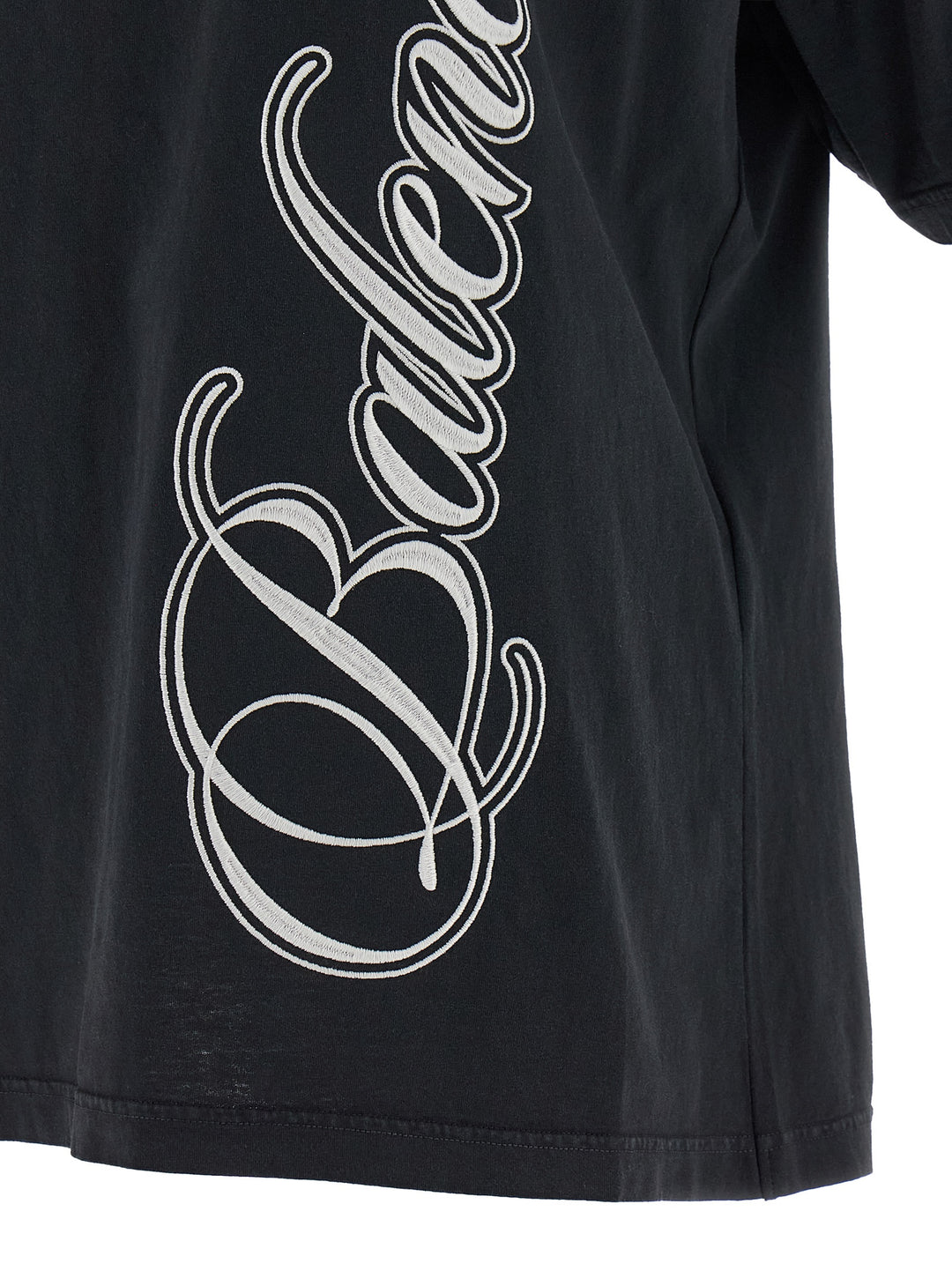 Balenciaga Cursive T shirt - Nero | f604af6337f39d4e5e16e8002205fafe3cf31098