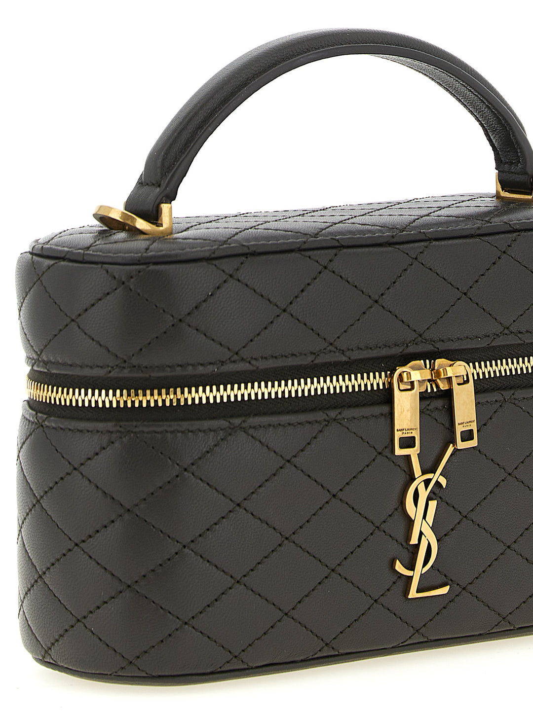 Saint Laurent Gaby Vanity Borse a Mano - Grigio | 309daba8eef9f8bc204348288df6d004c4a1c67f