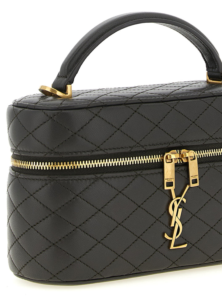 Saint Laurent Gaby Vanity Borse a Mano - Grigio | 309daba8eef9f8bc204348288df6d004c4a1c67f
