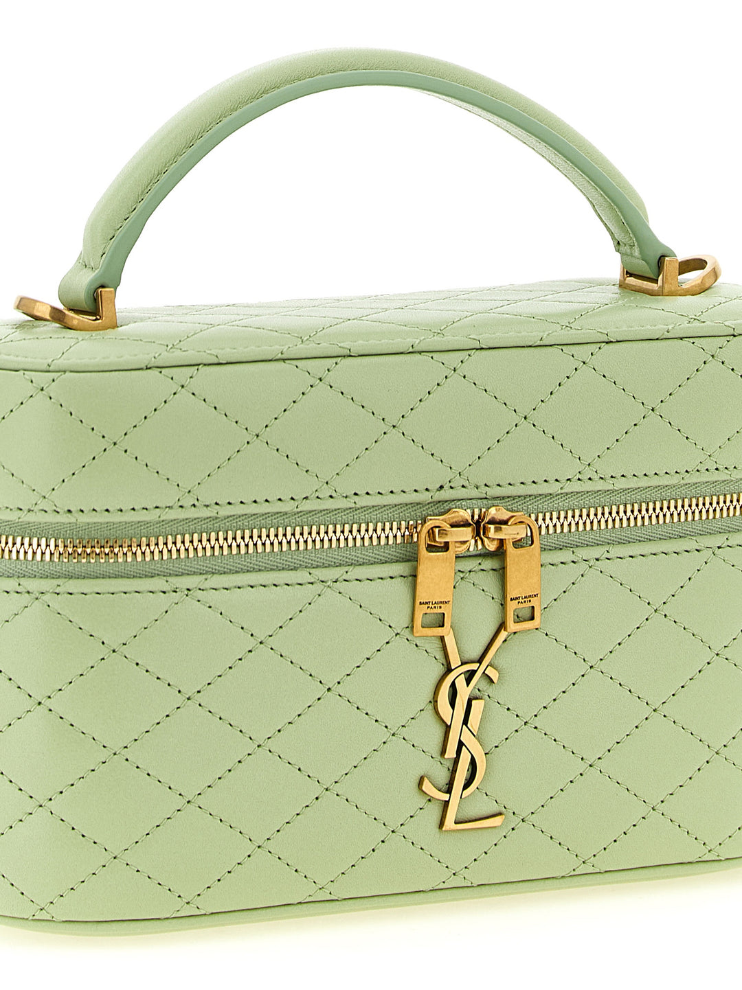 Saint Laurent Gaby Vanity Borse a Mano - Verde | 7910212e51f9a0b92fcf7087d39969e920409870