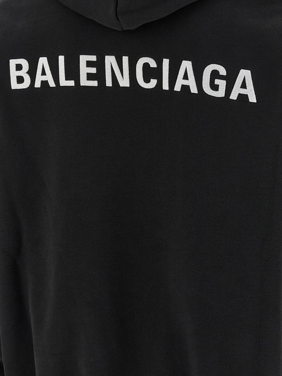 Balenciaga Logo Embroidery Hoodie Felpe - Bianco/Nero | 3656fc985d3692c39e12b29bbd80e7fd27799234