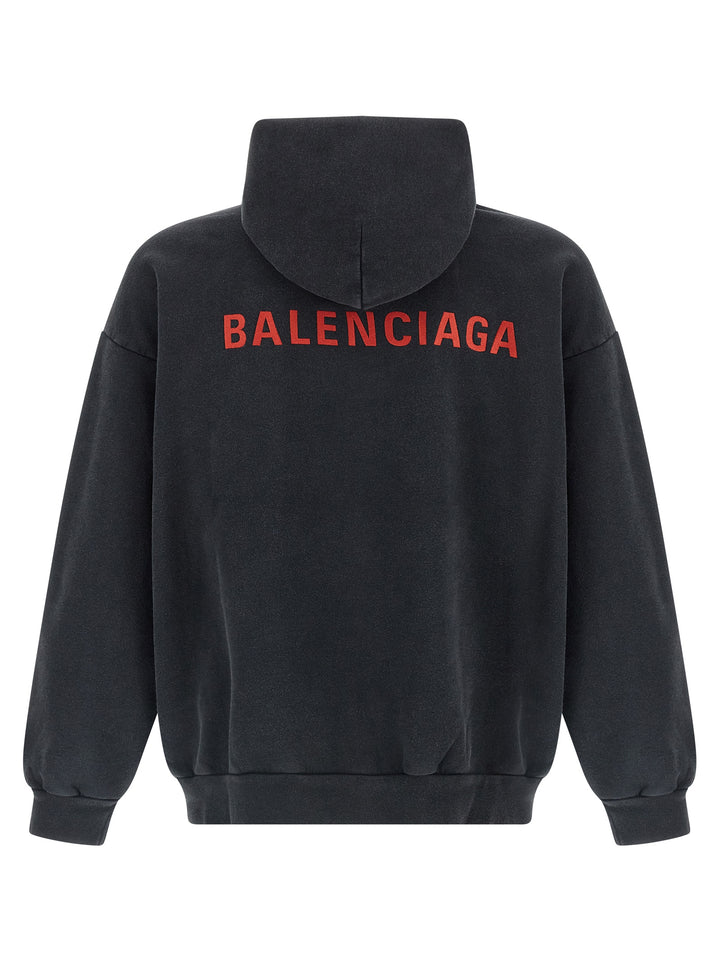 Balenciaga Balenciaga Back Felpe - Nero | be308e3ea25c9ef7ce9e86b55a147755b18fe241