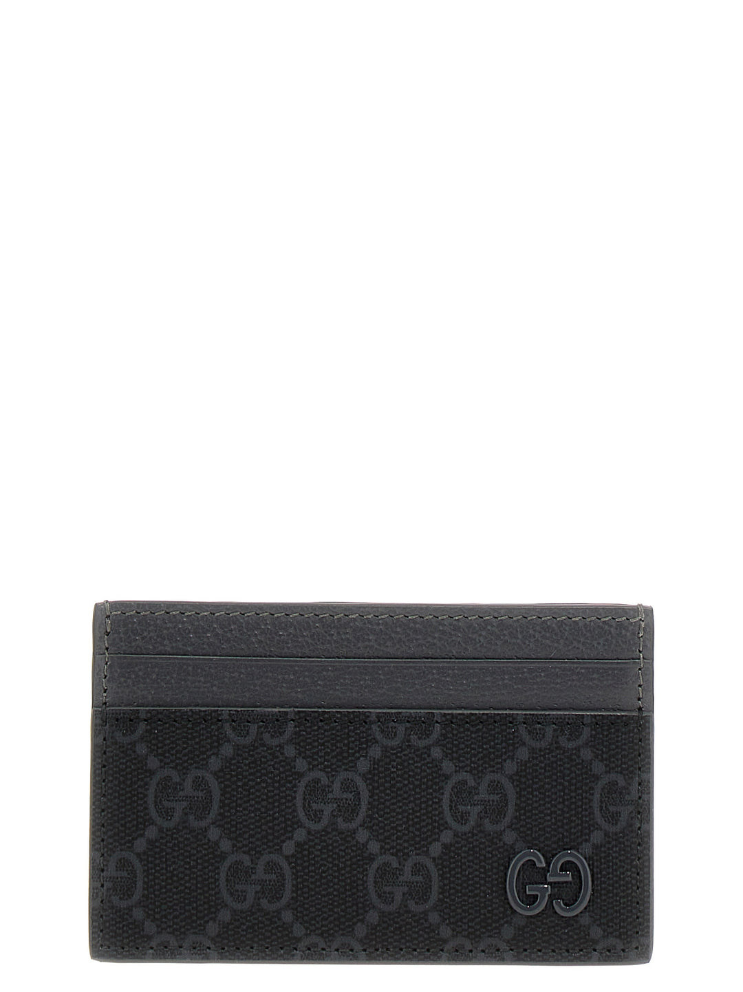 Gucci Logo Card Holder Portafogli - Grigio | b7e0d7a3ad23c002989fe44ed10b8210d7a85d10