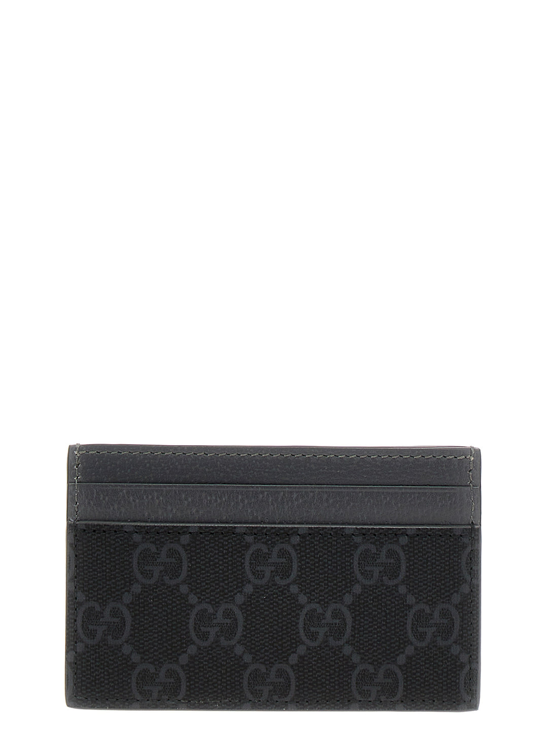 Gucci Logo Card Holder Portafogli - Grigio | 829a26838f6a751cf9faea803feba095c7debf1d