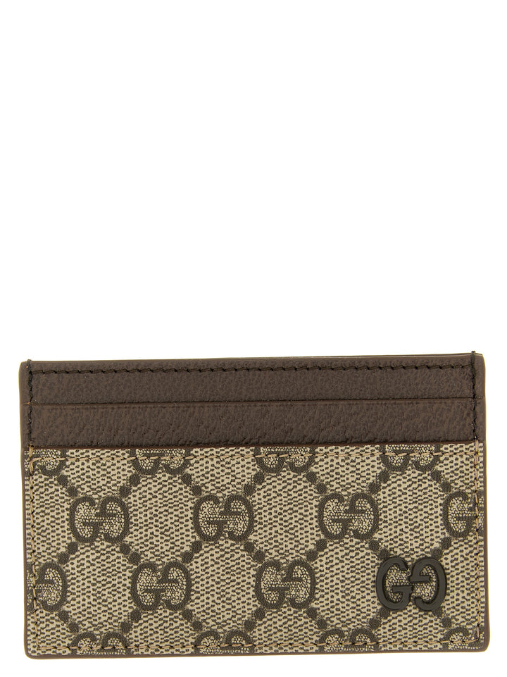 Gucci Gg Card Holder Portafogli - Marrone | a92be9b5286d14d16b87478cba2779acaad23745