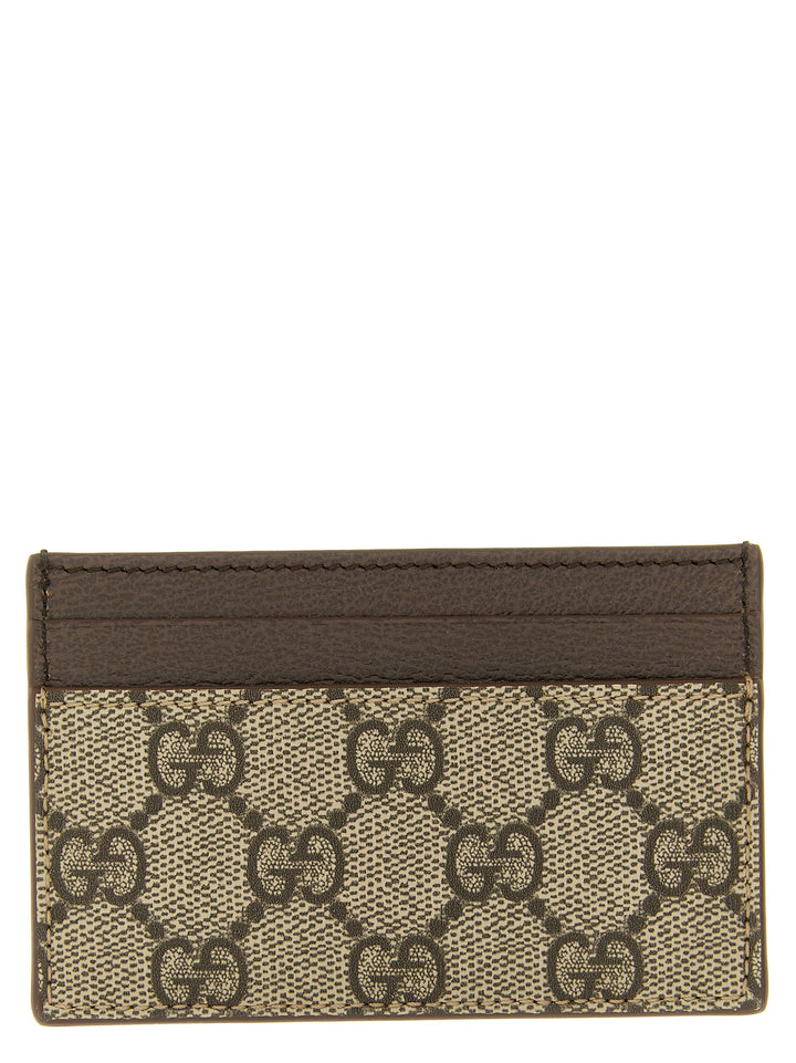 Gucci Gg Card Holder Portafogli - Marrone | 2bb01a31bc0c71450cfb430991e59bf0db13d674