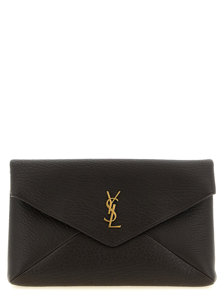 Saint Laurent Envelope Clutch - Marrone | 6562af736c94c387a6be8b942b25e5269ed5d009