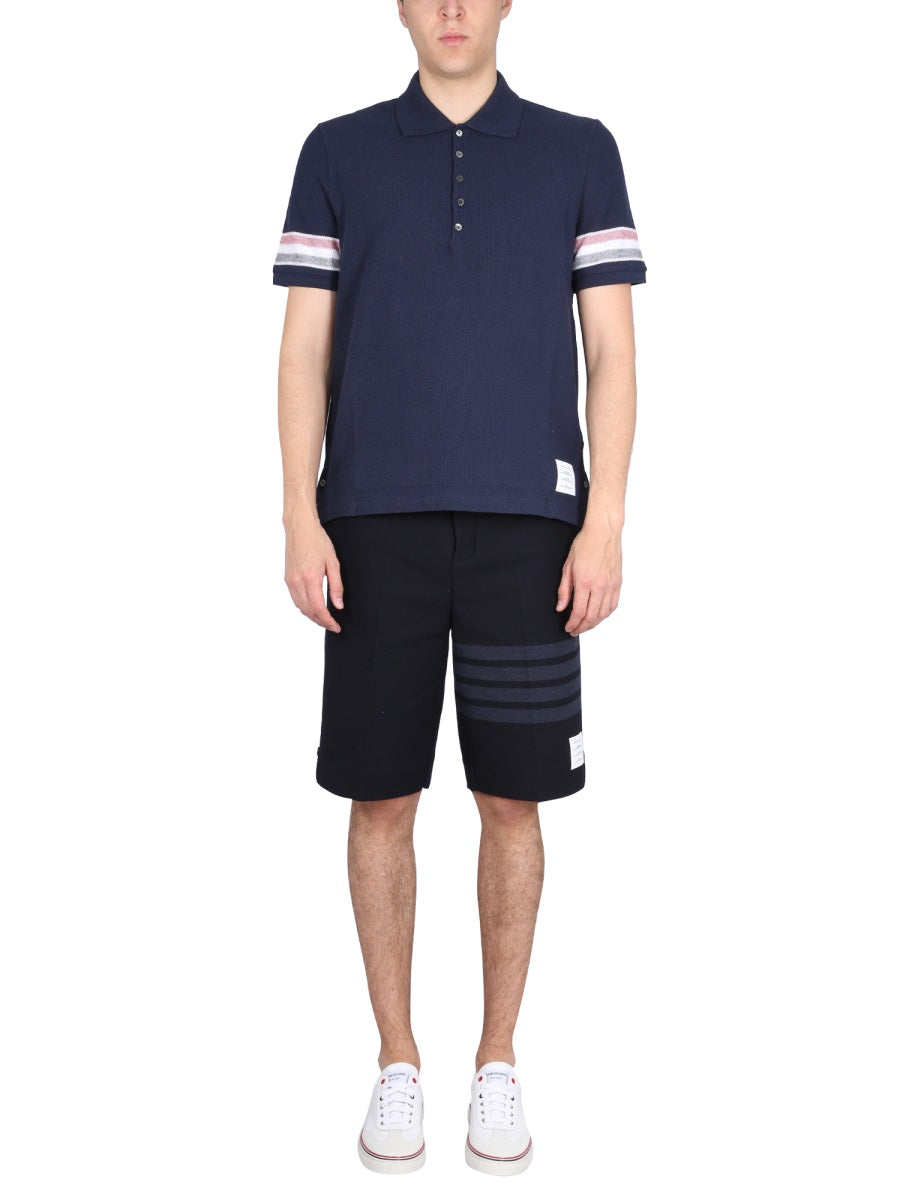 Thom Browne Polo - Blu | Wanan Luxury
