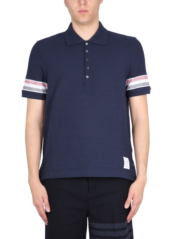 Thom Browne Polo - Blu | Wanan Luxury