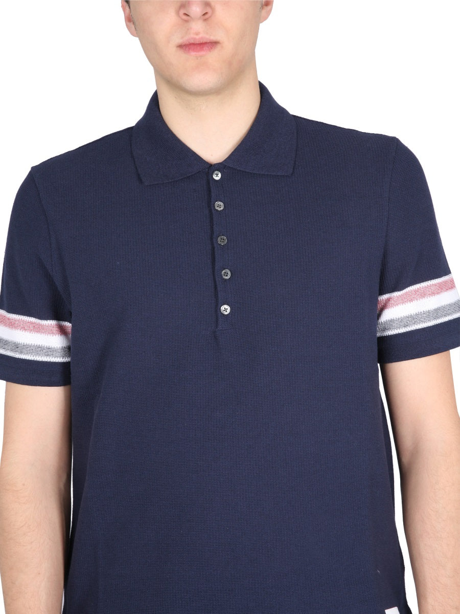 Thom Browne Polo - Blu | Wanan Luxury