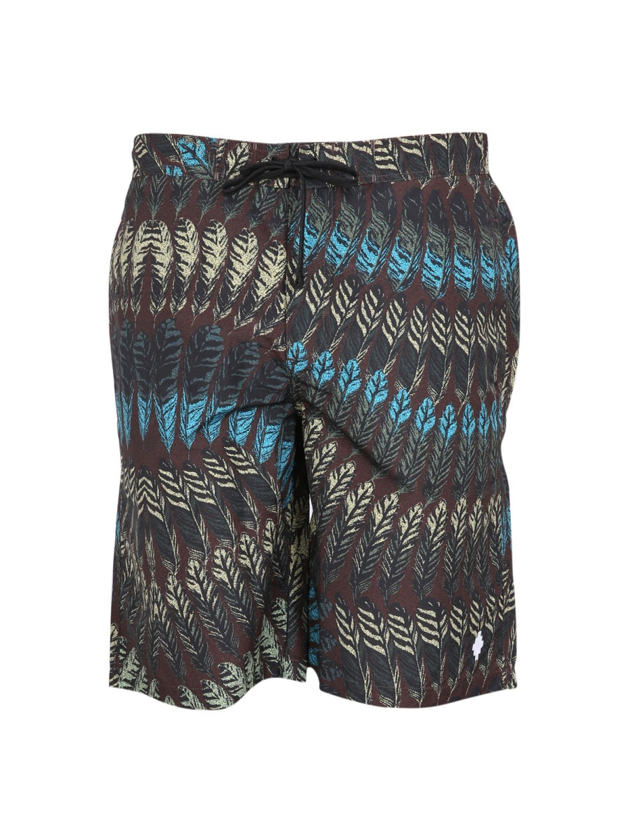 Marcelo Burlon Shorts - Marrone | Wanan Luxury