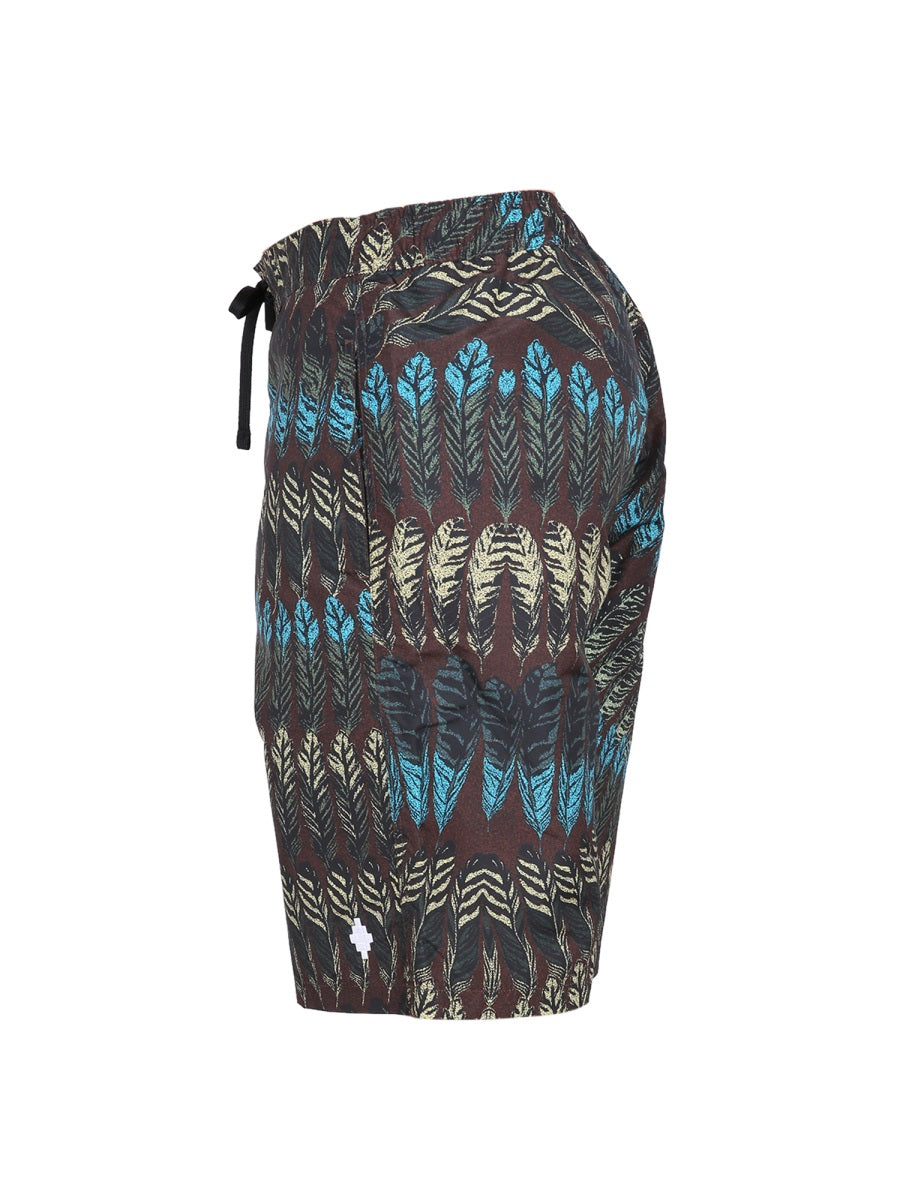 Marcelo Burlon Shorts - Marrone | Wanan Luxury