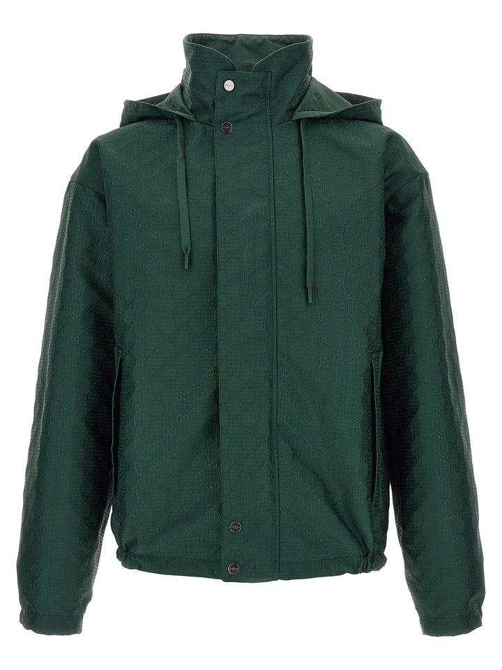 Gucci Reversible Ripstop Cotton Jacket Puffer Jackets - Verde | 54c80bb3e24f19f8bc9852178d2fba5701b96480