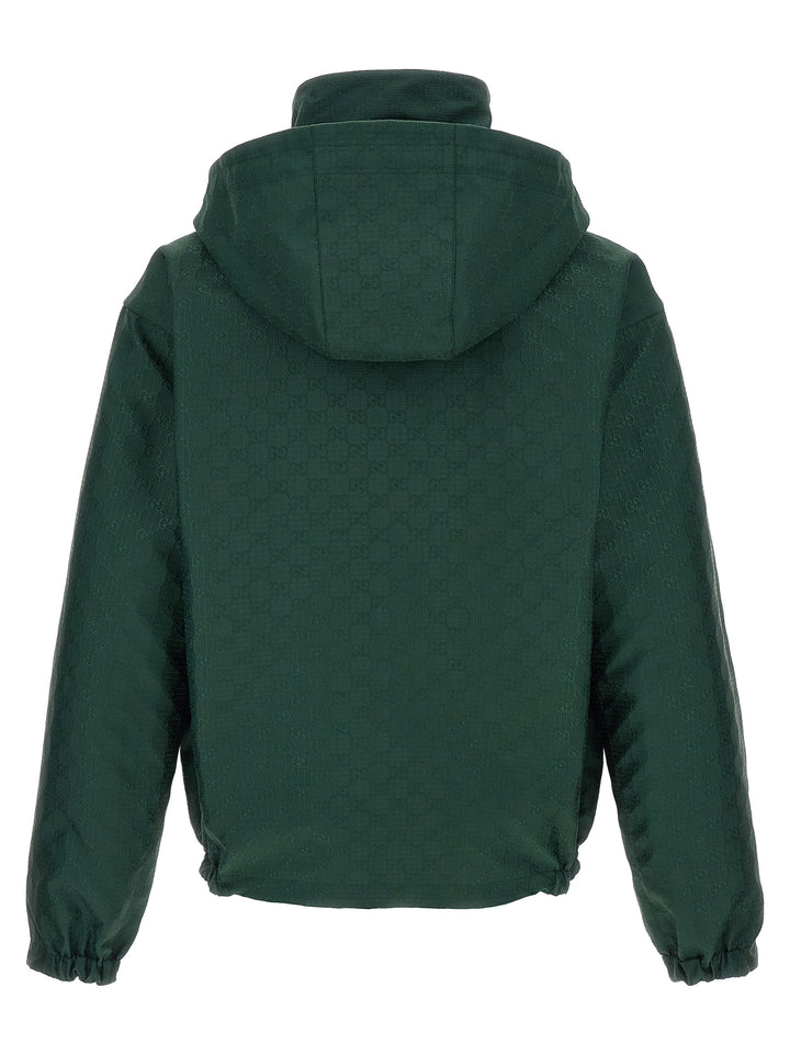 Gucci Reversible Ripstop Cotton Jacket Puffer Jackets - Verde | 3cacf1f5576b464fd9b36634df595dd51295eca6