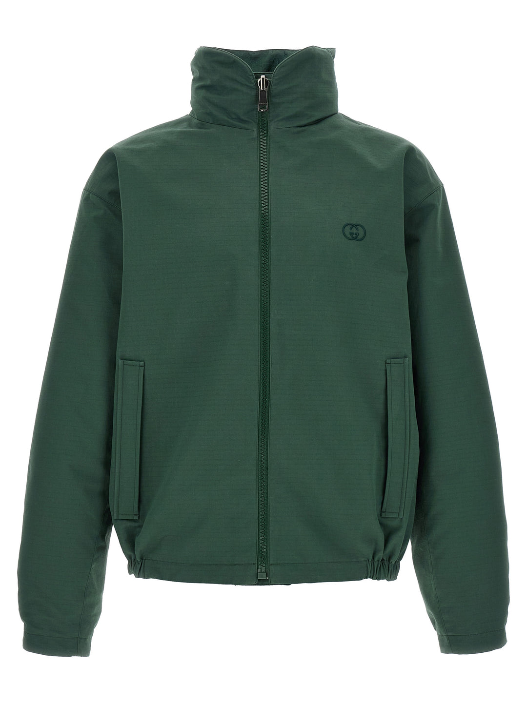 Gucci Reversible Ripstop Cotton Jacket Puffer Jackets - Verde | d51dcea3a03f41dee54bf07034e15a9b76f114b7