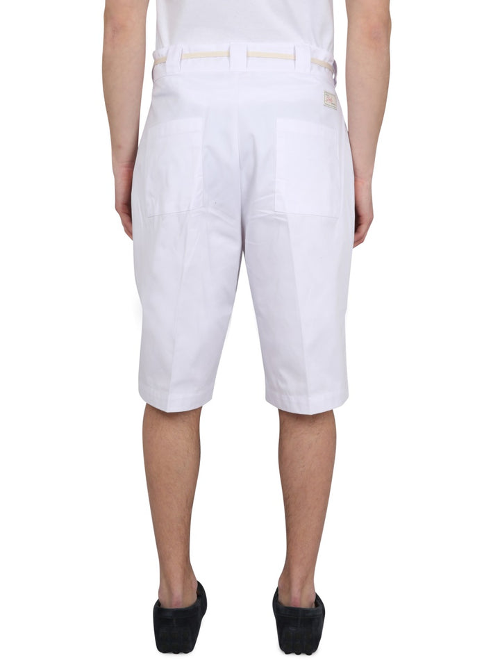 Drôle De Monsieur Shorts - Bianco | Wanan Luxury