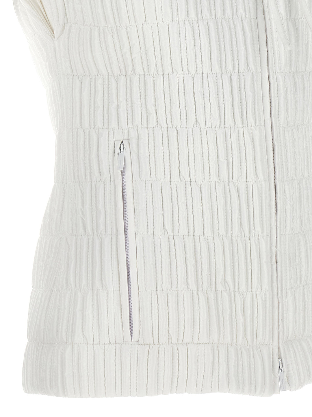 Ferragamo Hooded Vest Gilet - Bianco | 451bb5a3fc47b6a90a248eb72e51dfe8c9590ec4