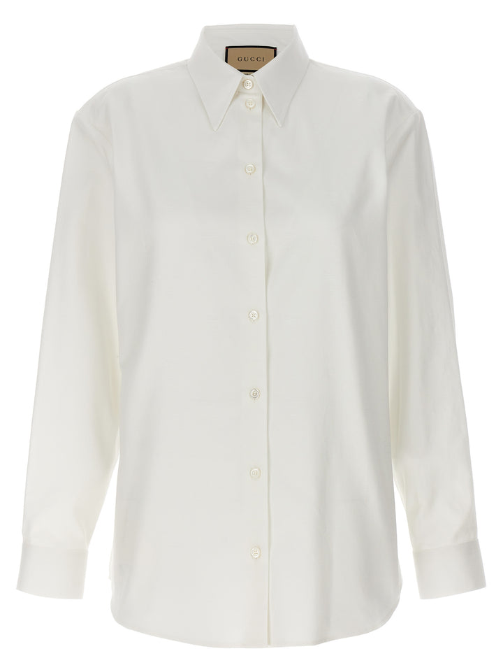 Gucci Oxford Shirt Camicie - Bianco | 9c8c9d573c949574f4f1d6f508273ff648d9b0c6