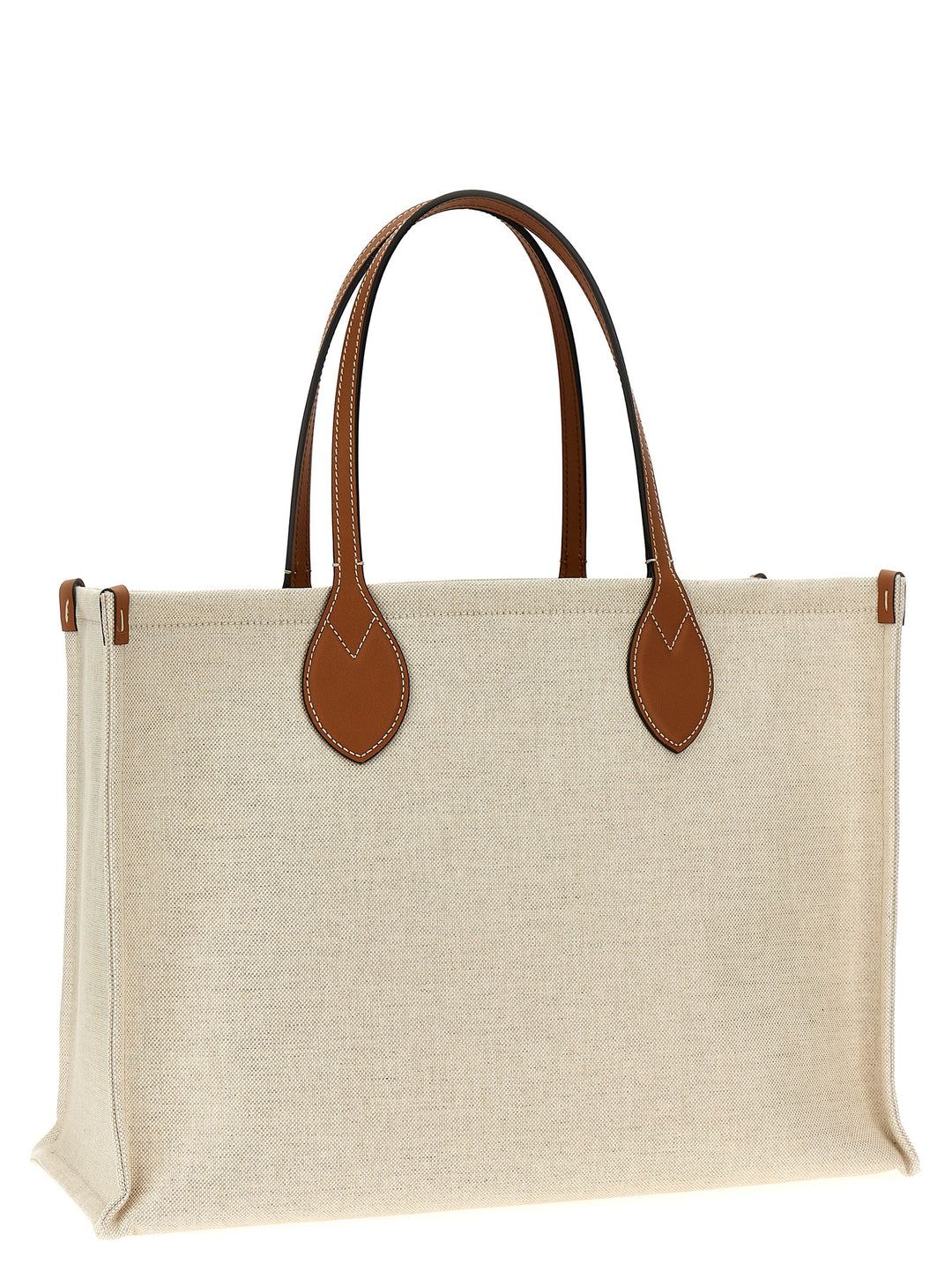 Gucci Logo Shopping Bag Tote - Beige | 755e476e1b44050a48aecf1a9b817ea6239286e3