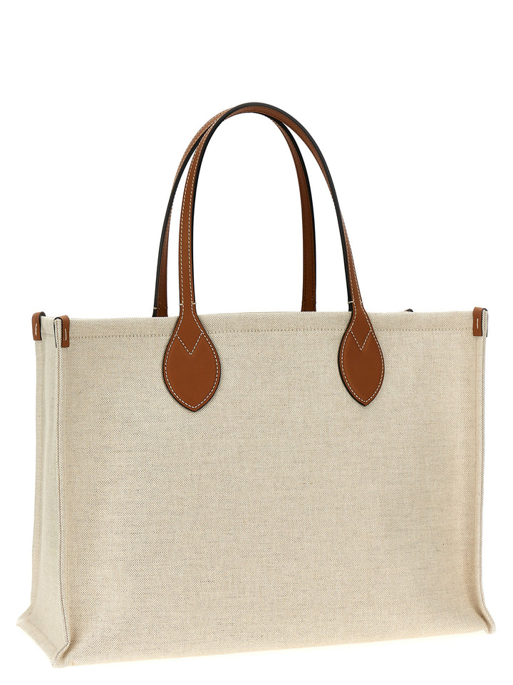 Gucci Logo Shopping Bag Tote - Beige | 755e476e1b44050a48aecf1a9b817ea6239286e3