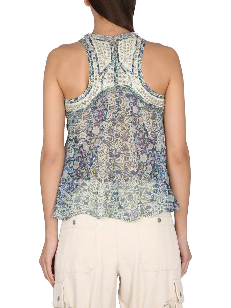 Isabel Marant Top - Blu | Wanan Luxury