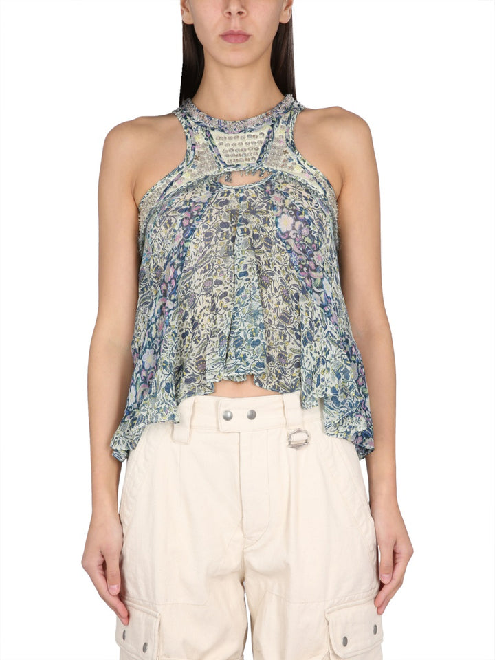 Isabel Marant Top - Blu | Wanan Luxury
