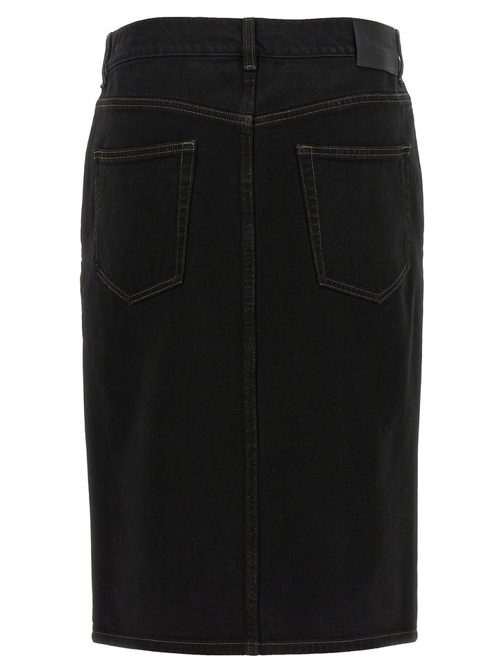 Saint Laurent Pencil Skirt Gonne - Nero | c3fd53e52763224a677d279cca397b0b54ccc46c
