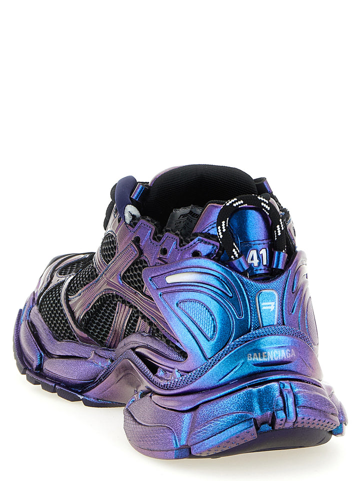 Balenciaga Runner Iridescent Sneakers - Blu | 995a1dd2456eb300281477b8c65ec1640a0fe6d2