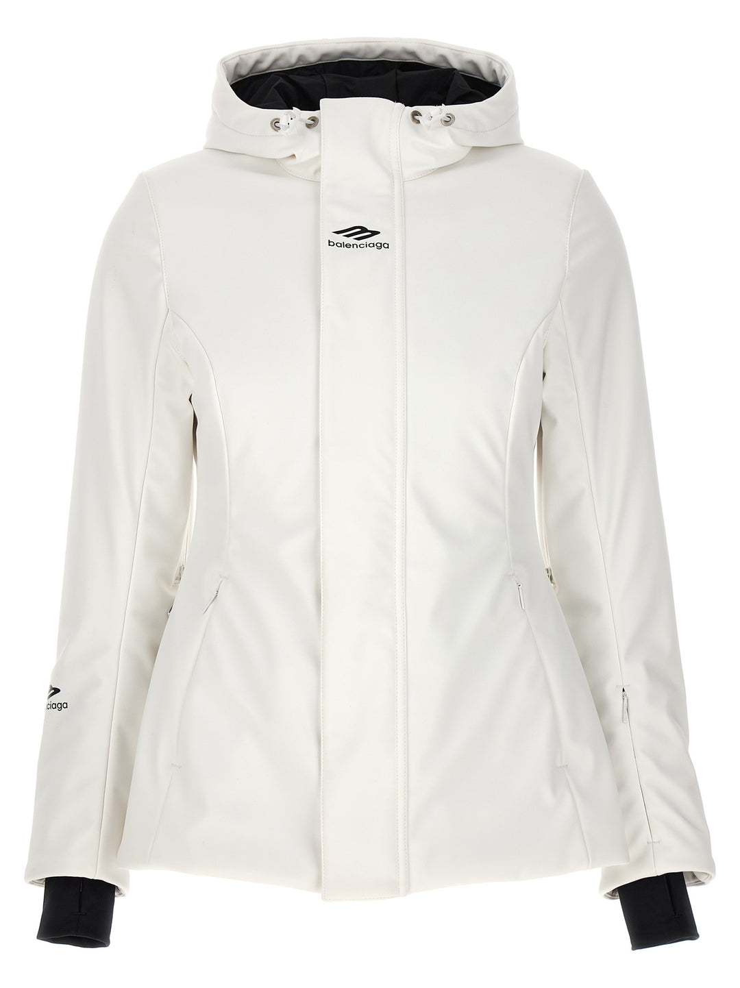 Balenciaga Ski Hourglass 3b Sports Icon Puffer Jackets - Bianco | 03542c6f19d15a212939976afc8e56656b8df435