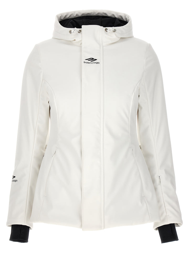 Balenciaga Ski Hourglass 3b Sports Icon Puffer Jackets - Bianco | 03542c6f19d15a212939976afc8e56656b8df435