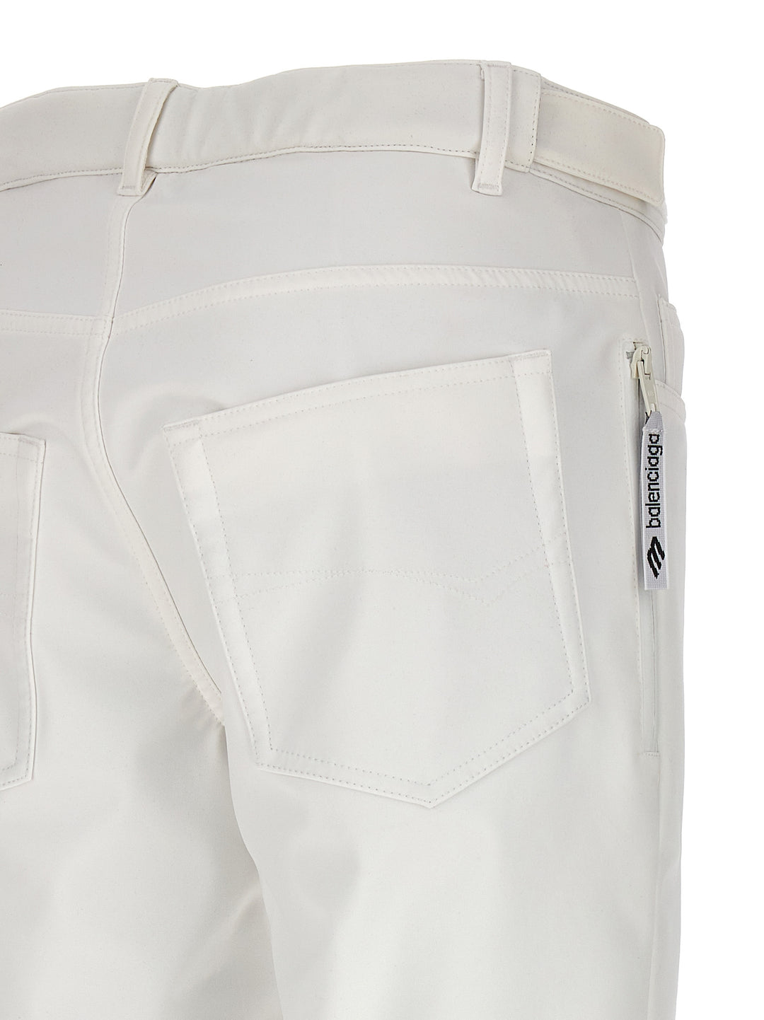 Balenciaga 5-Pocket Ski 3b Sports Icon Pantaloni - Bianco | eff5ef509588f77127e9fa5f5032cd6d07009a2b