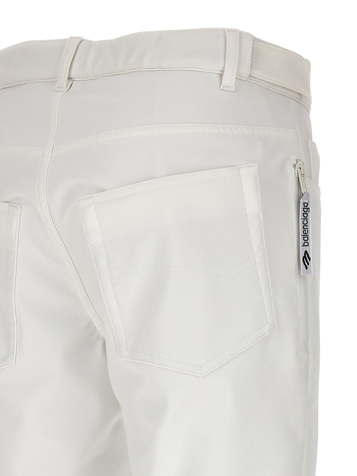 Balenciaga 5-Pocket Ski 3b Sports Icon Pantaloni - Bianco | eff5ef509588f77127e9fa5f5032cd6d07009a2b