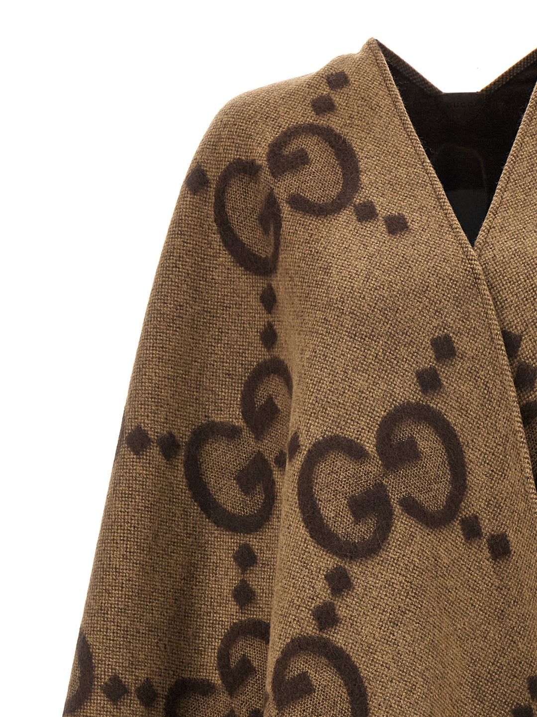 Gucci Jumbo Gg Mantelle - Marrone | 443438c38d6006c29764874da3c362a254c52133