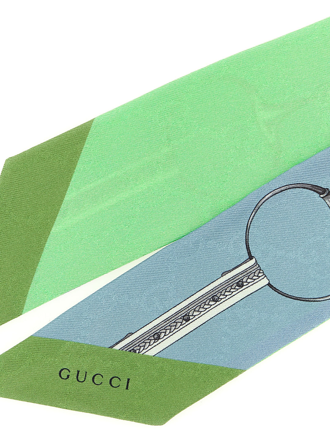 Gucci Double-Face Silk Ribbon Sciarpe - Multicolor | 931fe76fa5d044baa8c7b3955ea471e519c729e5