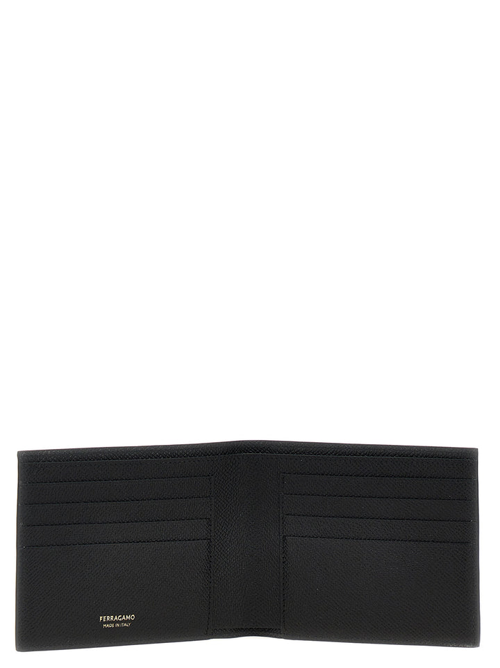 Ferragamo Gancini Portafogli - Nero | d137f0c42af814cbd51941e6e0f98d1d73f6e396