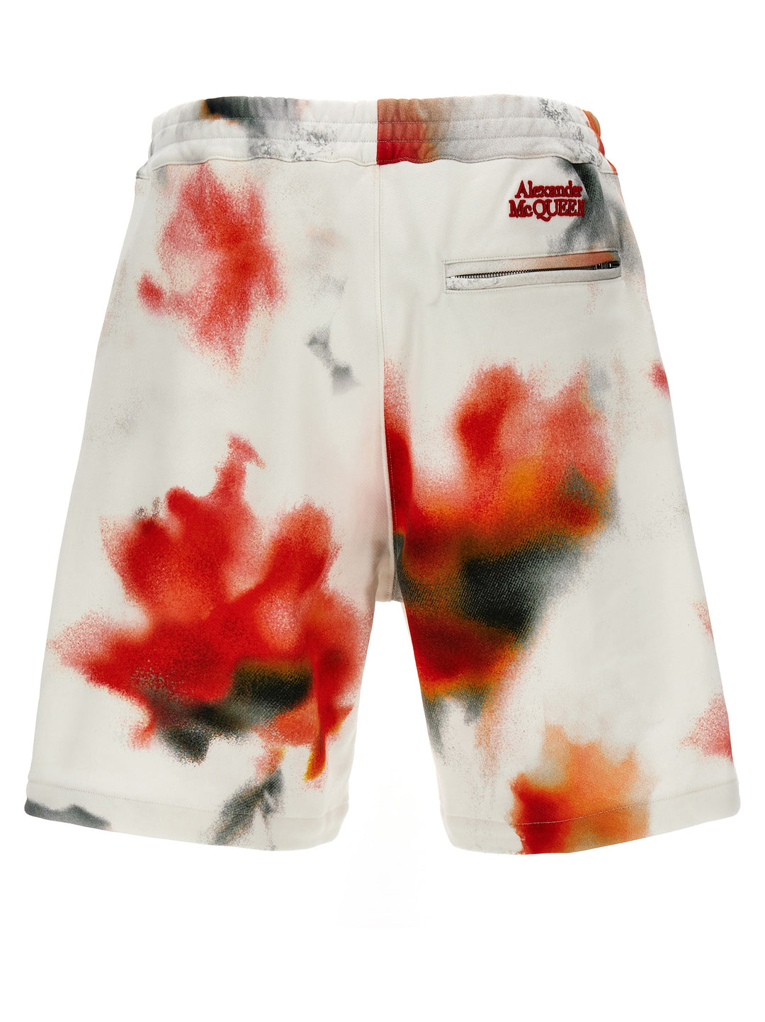 Mcqueen Obscured Flower Bermuda e Short - Multicolor | 785f54c5e575f98e8970df1243bb89ab84526e23