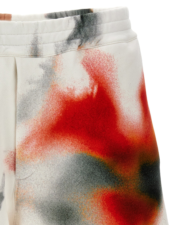 Mcqueen Obscured Flower Bermuda e Short - Multicolor | caf0337e01bfd05c52dc8312c784e79a7ddf23ee