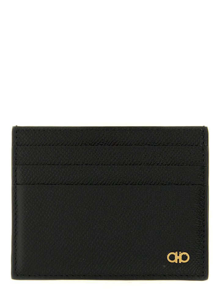 Ferragamo Gancini Portafogli - Nero | 942d65008c0baf89fbfab6f727ed3c4454c25a88