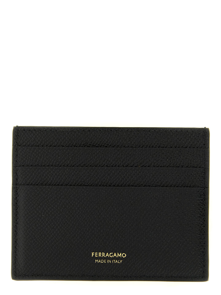 Ferragamo Gancini Portafogli - Nero | 2b3b2b36fb9a2deb428cf65f49712b12a277ac14