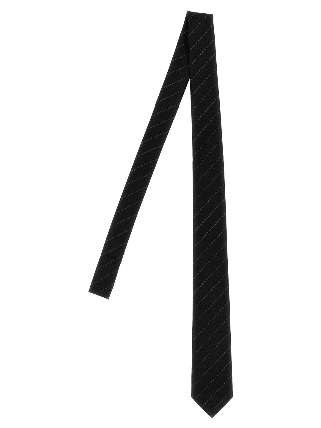 Striped Tie Cravatte Nero