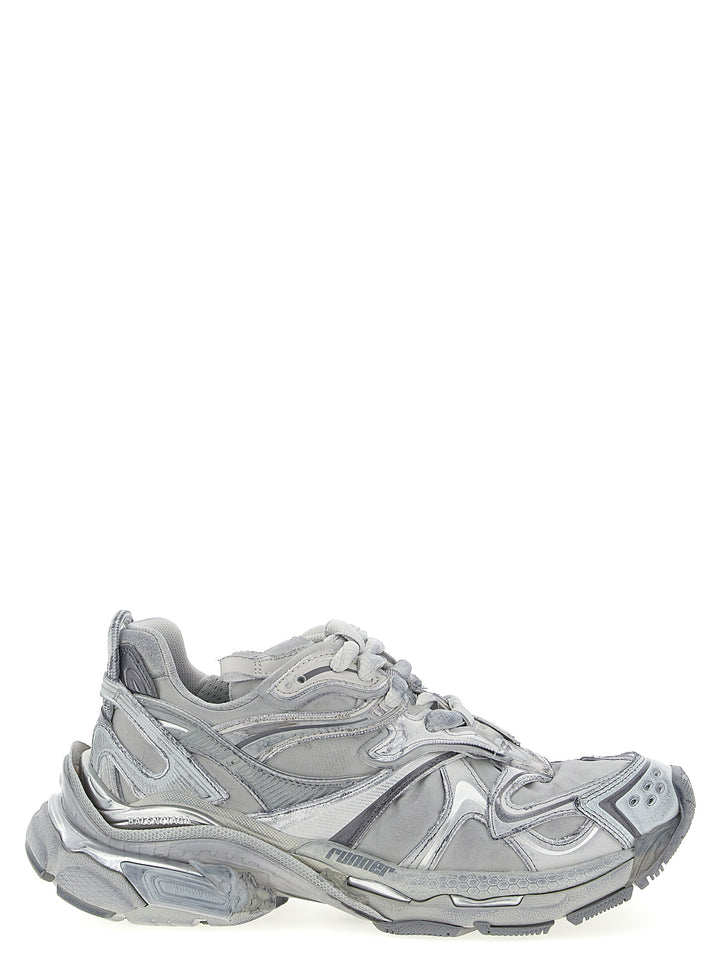Balenciaga Runner 2.0 Sneakers - Grigio | 22e972a551a39e65a6cc3a4b987117cf3ac2ff96
