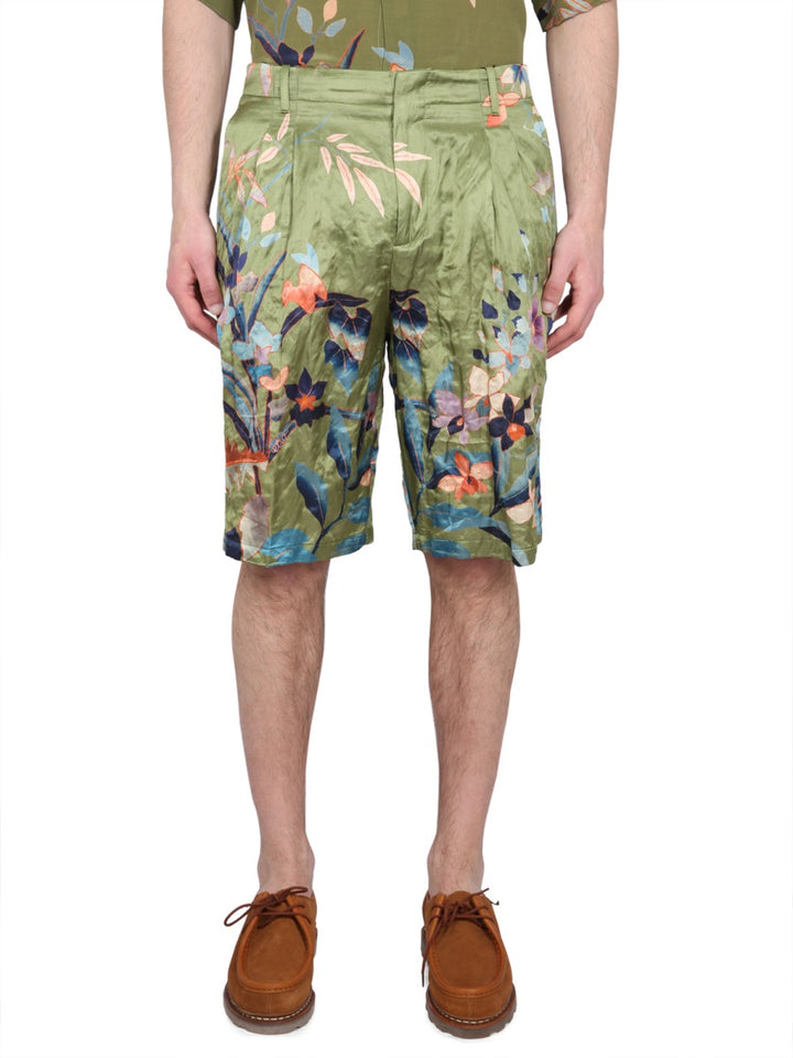 Etro Shorts - Verde | Wanan Luxury