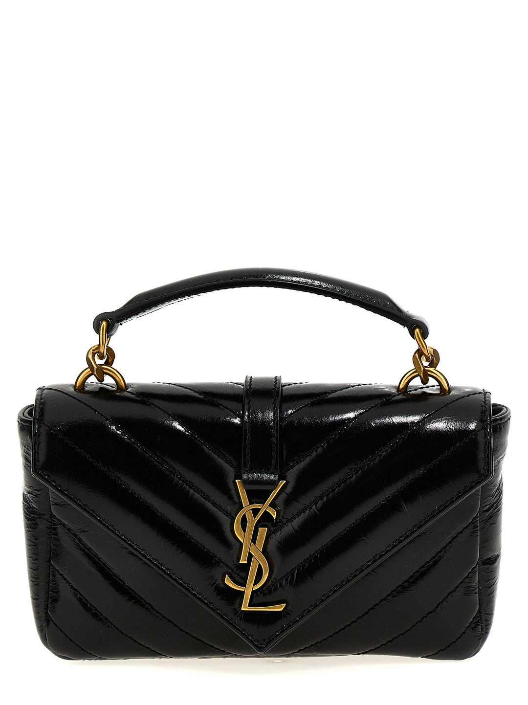 Saint Laurent College Mini Borse a Tracolla - Nero | 02cfface521d89bcccf68e57803096b1eb20fb9d
