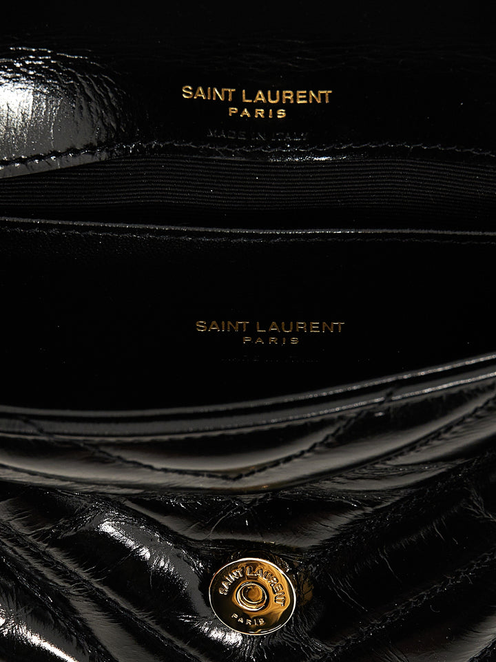 Saint Laurent College Mini Borse a Tracolla - Nero | 0d7d4e84a8ab34925712c716d1c196d6d3250c22