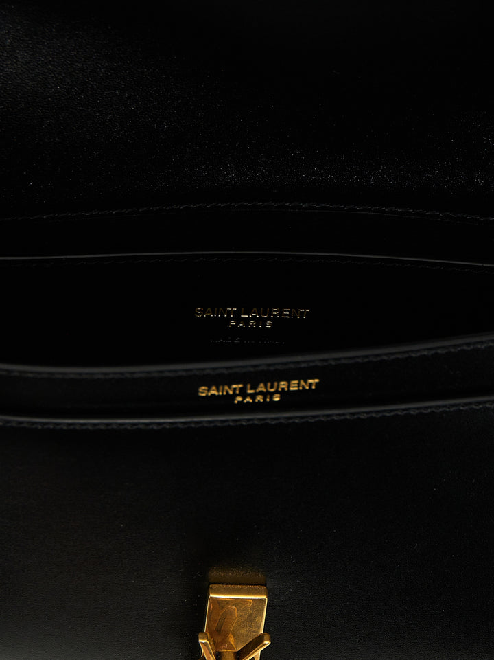 Saint Laurent Voltaire Mini Borse a Spalla e Tracolla - Nero | 9b7eedb47648722d4aad13dce1ec370bcb37d2a3