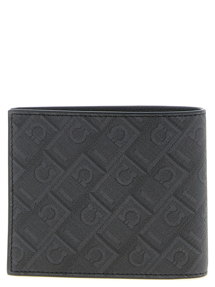 Ferragamo Ferragamo Monogram Portafogli - Nero | ca932d631cffe47677a11ba18b9a3f448c4548c5