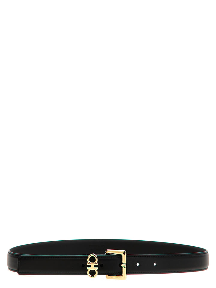 Ferragamo Gancini Cinture - Nero | 60b3b26531538569c01c5ea73b25223d39b83187
